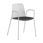 Stapelbar stol i plast med armstöd - Choice