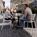 Ferrea bord med rund Ø60cm skiva - Bild 3